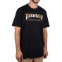 Camiseta Thrasher Magazine Logo Gold Foil Preta