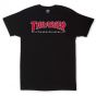 Camiseta Thrasher Magazine Outlined Areia Logo Preto
