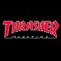 Camiseta Thrasher Magazine Outlined Preta Logo Vermelho