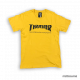 Camiseta Thrasher Magazine Skate Mag Azul Claro