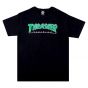 Camiseta Thrasher Outlined Preta Logo Verde