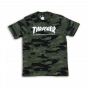 Camiseta Thrasher Skate Mag Logo Camuflado Verde