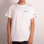 Camiseta Champion Mini Script Logo Branca