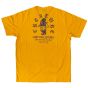 Foto Camiseta Creature Skateboards Collectitutioner Amarela Creature Skateboards - Roupa Original