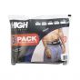 Cueca High Boxer Pack C/3 - Black