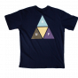 Camiseta HUF Worldwide Prism Trial Azul Marinho