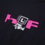 Camiseta HUF Silk Monitored Preto
