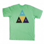 Camiseta HUF Worldwide Prism Trial Verde Menta
