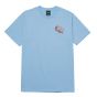 Camiseta Huf worldwide Quake Triple Triangle Azul Claro