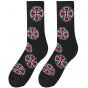 Meia Independent Crosses Sock Preta