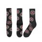 Meia Independent Crosses Sock Preta