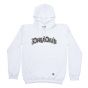 Moletom Canguru Fechado Drop Dead Gotic Branco