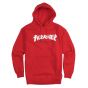 Moletom Canguru Fechado Thrasher Magazine Godzilla Hood Vermelho