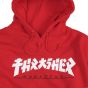 Moletom Canguru Fechado Thrasher Magazine Godzilla Hood Vermelho
