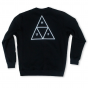 Moletom Careca HUF WorldWide Essentials TT Logo Preto