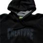 Moletom Creature Shredded Hood Preto Creature Skateboards - Camiseta Skate Streetwear