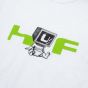 Camiseta HUF Worldwide Monitored Branca
