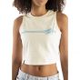 Regata Santa Cruz Cropped Opus Dot Stripes Front Tank