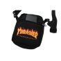 Shoulder Bag Thrasher Magazine Flame Preta