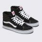 Tênis Sk8-Hi Vans Black Black White