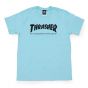 Camiseta Thrasher Magazine Skate Mag Azul Claro