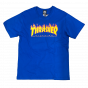 Camiseta Thrasher Magazine Flame Logo Azul Royal