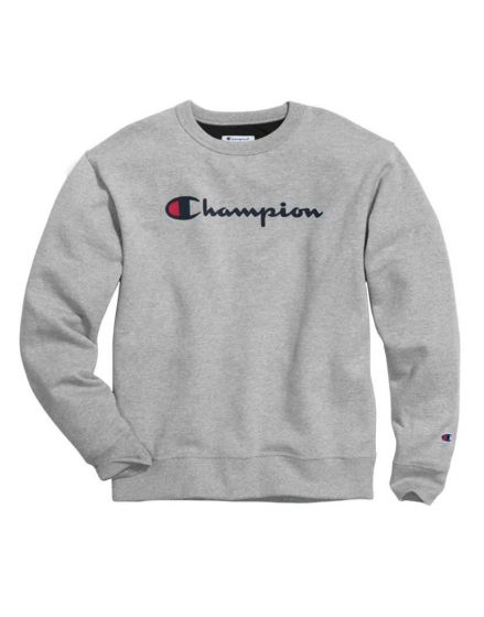 Detalhe Moletom Careca Champion SportsWear GF88h Cinza Champion SportsWear - Estilo Urbano