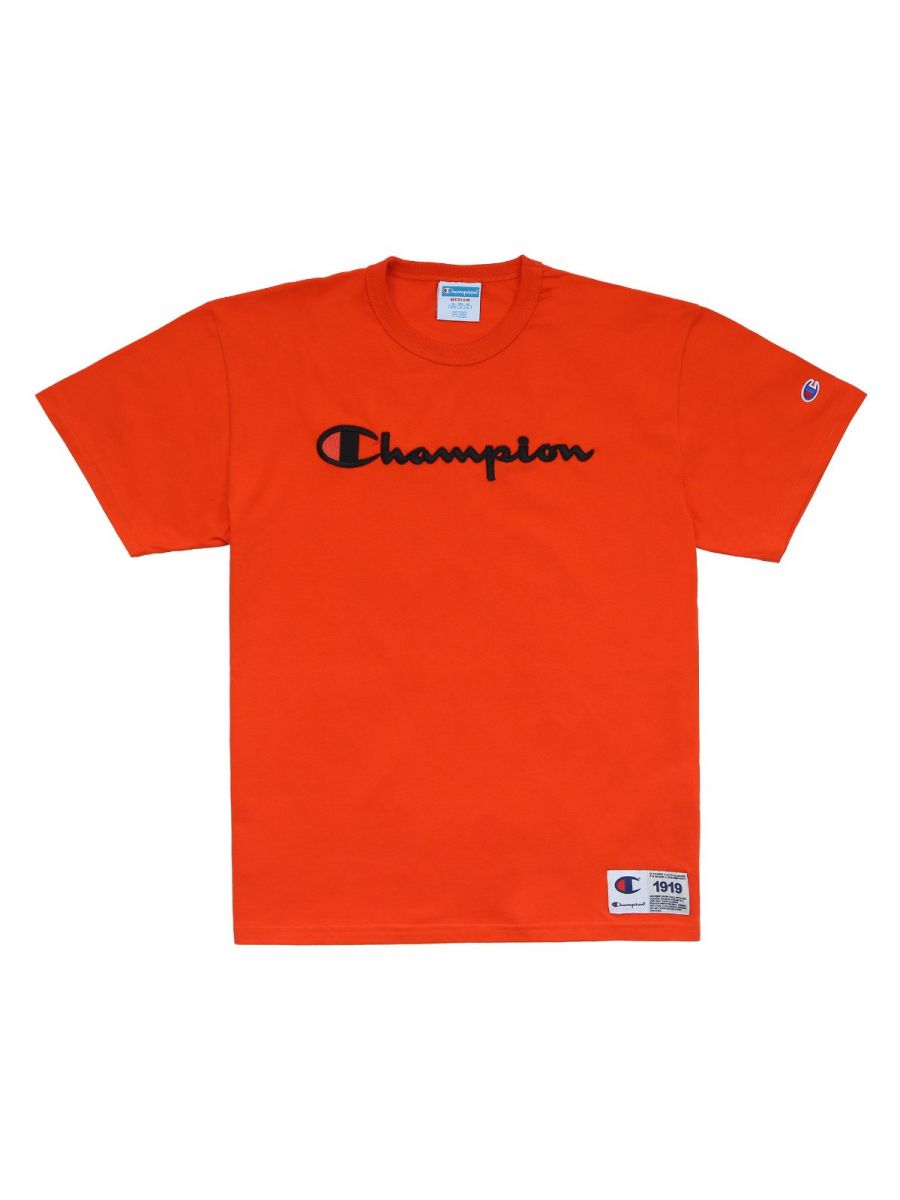 Camiseta Especial Champion Sportswear Embroidery/Bordada Spicy Orange