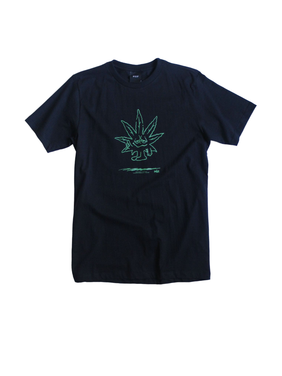 Camiseta HUF Silk Easy Green Black 420 Collection