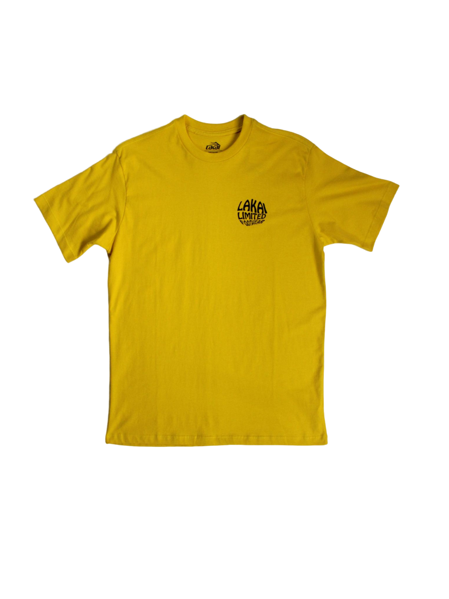 Camiseta Lakai Basic Spiral Amarelo