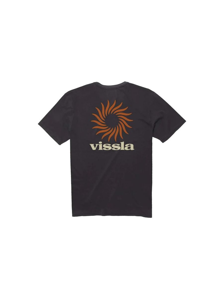Camiseta Vissla Pin Wheel Preto