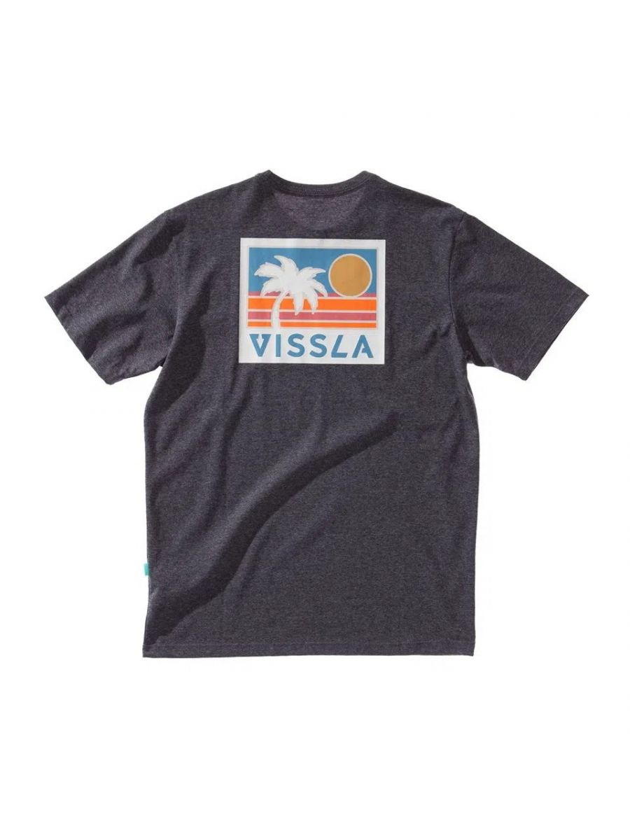 Camiseta Vissla Horizon Mescla Preto