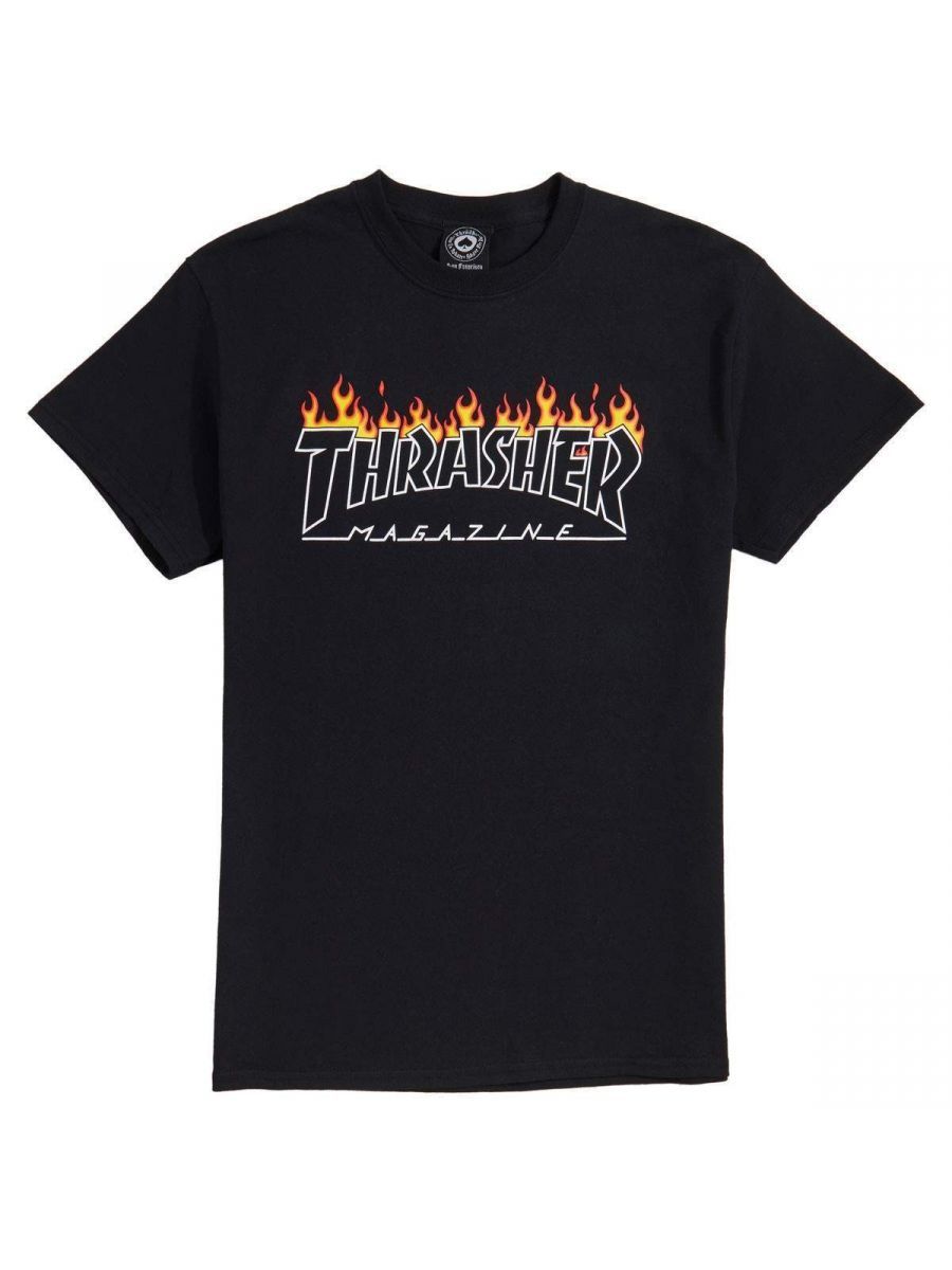 Camiseta Thrasher Magazine Scorched Preta