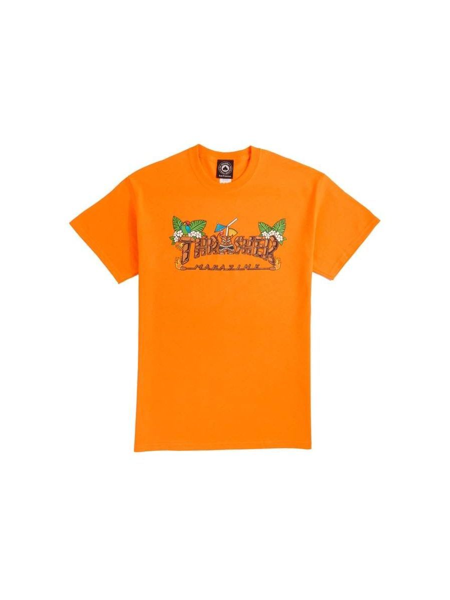Camiseta Thrasher Magazine Tiki Orange