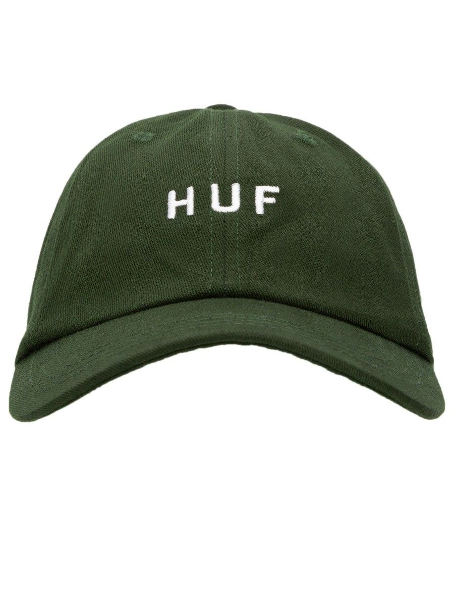Boné HUF Essentials OG logo Verde