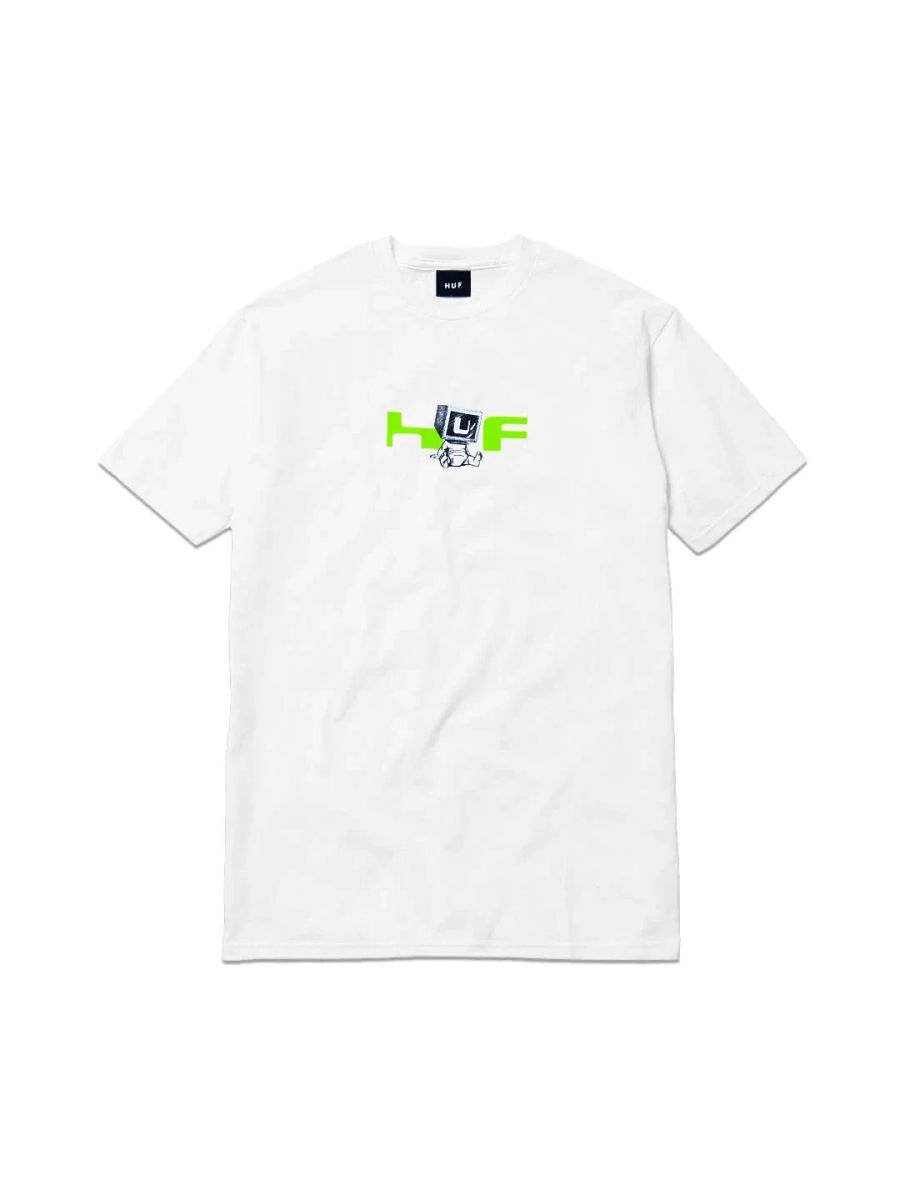 Camiseta HUF Worldwide Monitored Branca
