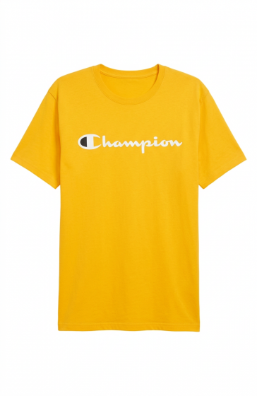 Camiseta Champion Logo Silk Amarelo Journey