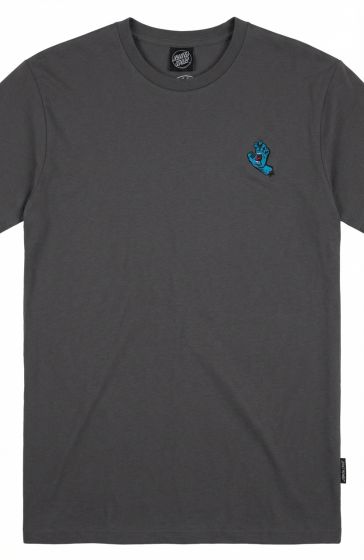 Camiseta Santa Cruz Screaming Hand Chest Cinza Mescla