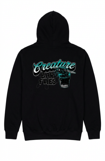 Moletom Creature Skateboards Canguru Fechado Barfly Hood