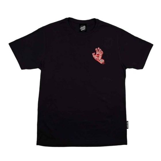 Comprar Camiseta Santa Cruz Decoder Hand Preto Santa Cruz Skateboards - Loja Melbourne Skateboards