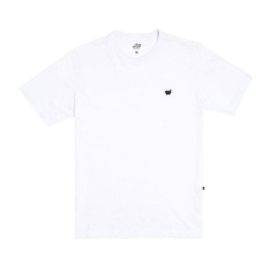 Detalhe Camiseta Lost Basics Sheep Branca Lost Enterprises - Estilo Urbano