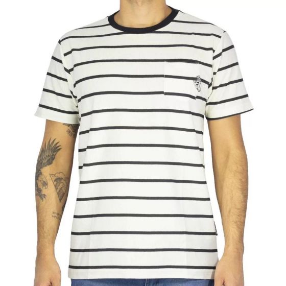 Foto Camiseta Santa Cruz Especial Pocket Hand Areia Santa Cruz Skateboards - Roupa Original