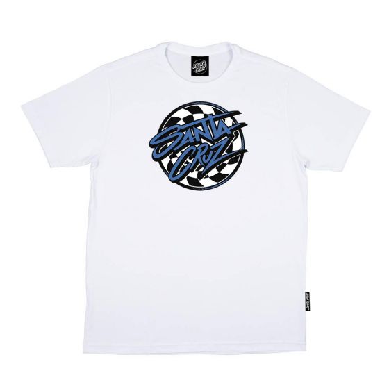 Camiseta Santa Cruz Skateboards Burndown Branca