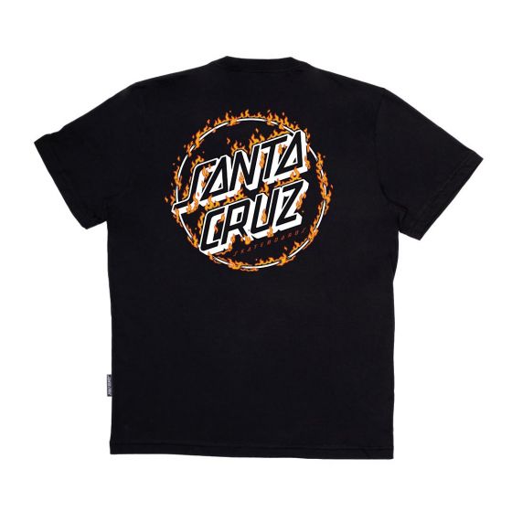 Camiseta Santa Cruz Skateboards Burnt Opus SS Black Santa Cruz Skateboards - Camiseta Skate Streetwear