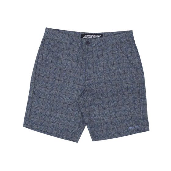 Foto Bermuda Santa Cruz Skateboards Sarja Xadrez Academy Short Chess - Chumbo Santa Cruz Skateboards - Calça Streetwear