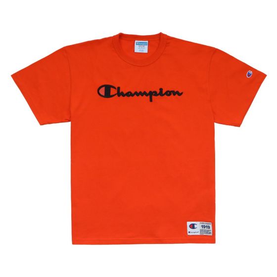 Foto Camiseta Especial Champion Sportswear Embroidery/Bordada Spicy Orange Champion SportsWear - Roupa Original