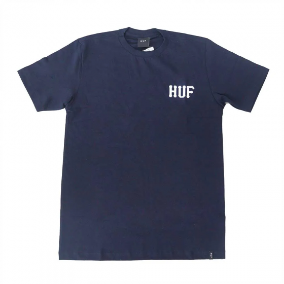 Camiseta HUF Worldwide Essentials H Azul Marinho