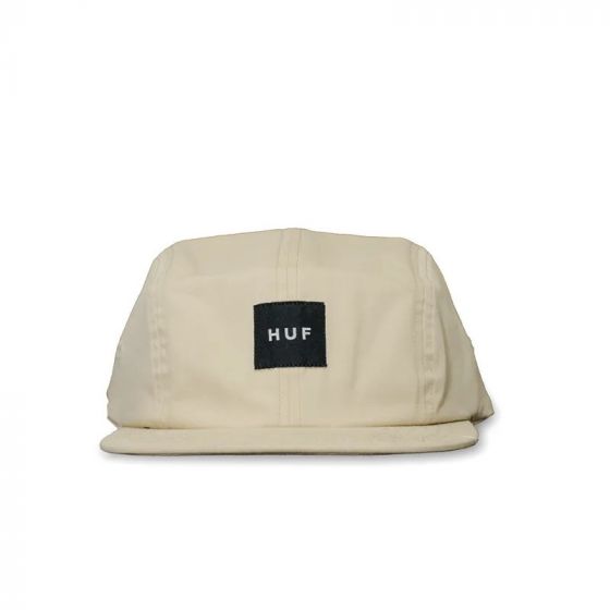 Boné Huf Worldwide Box Logo Volley Caqui