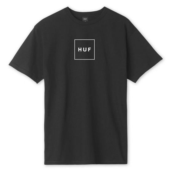 Camiseta Huf WorldWide Essential Box Logo Preto