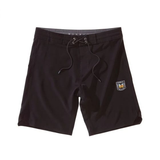 Boardshort Vissla Solid Sets 18.5" Preto